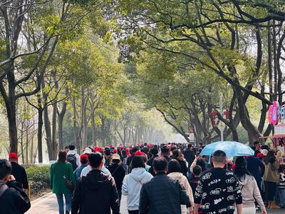 岳麓山、橘子洲景區(qū)大客流,景區(qū)倡導(dǎo)游客盡量"錯(cuò)峰出游"